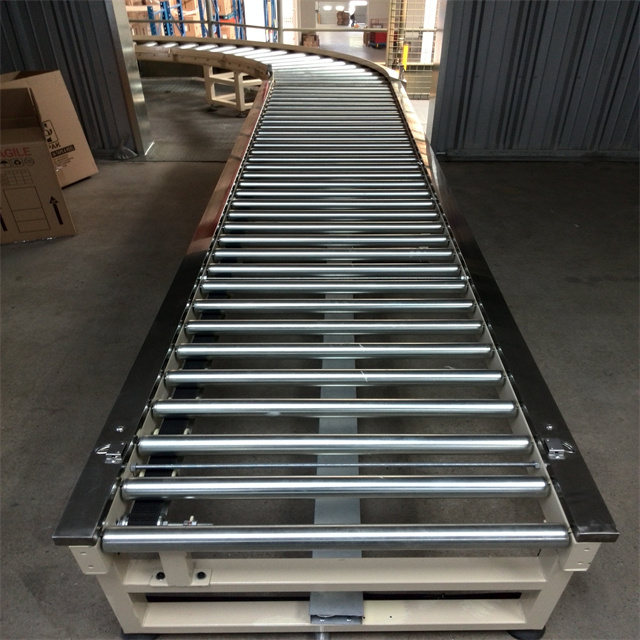 Newest Design 90 degree/180 degree Material automated roller conveyor