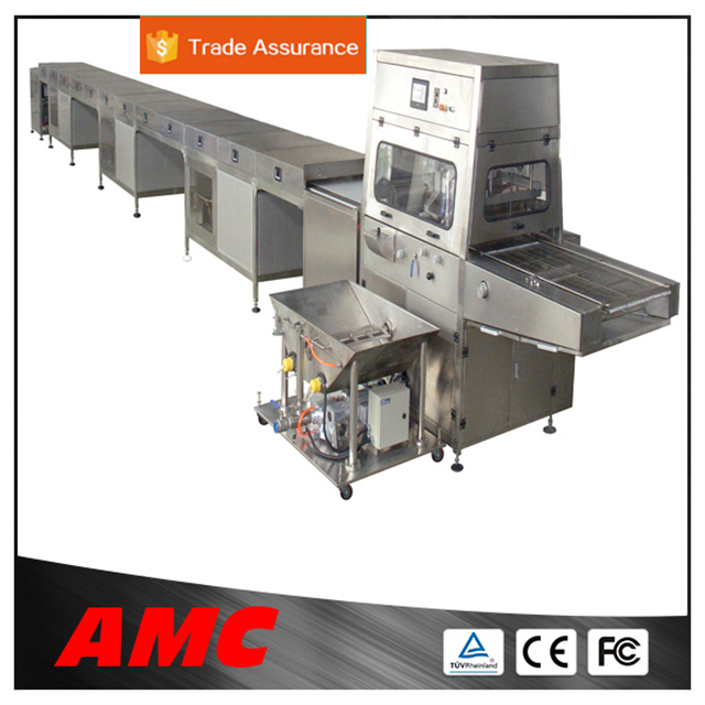 New Designed High Capacity Full Automatic Enrober/Coating Chocolate Machine