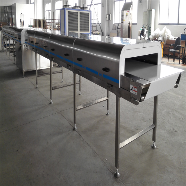 Customized high-performance stainless steel easy operation chocolate food cooling tunnel