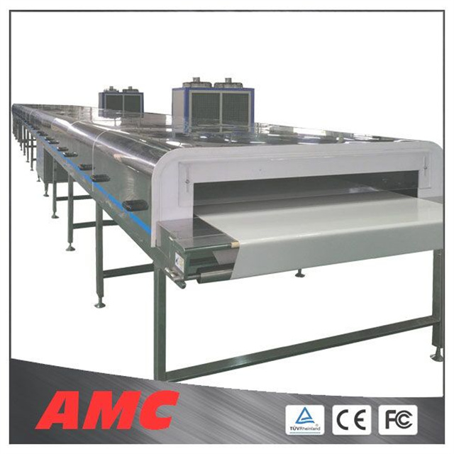 high performance cleaning multifunction easy operation snack food cooling tunnel machine
