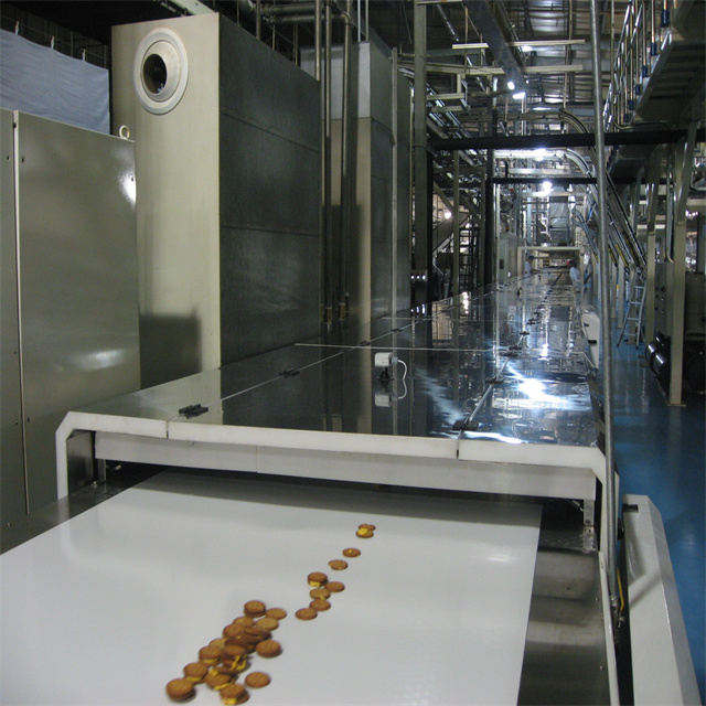 Full-automatic High Quality Stainless Steel Chocolate Buttons Cooling Tunnel Machine
