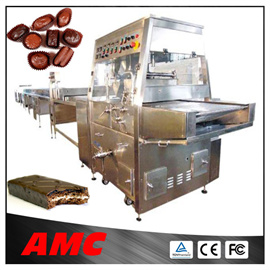Máquina de revestimento/revestimento de chocolate em aço inoxidável de alto padrão