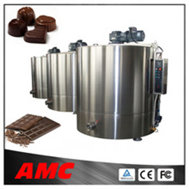 Máquina de polimento de chocolate para processo industrial de alta capacidade em aço inoxidável