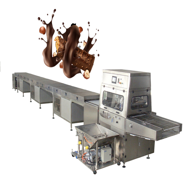 Túnel de resfriamento da máquina para revestimento de chocolate de alto desempenho AMC