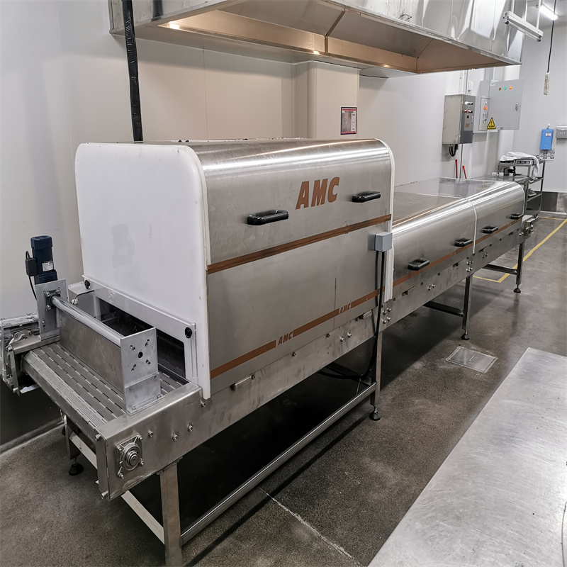 stainless steel multifunction chocolate and candy china snack food cooling tunnel factory