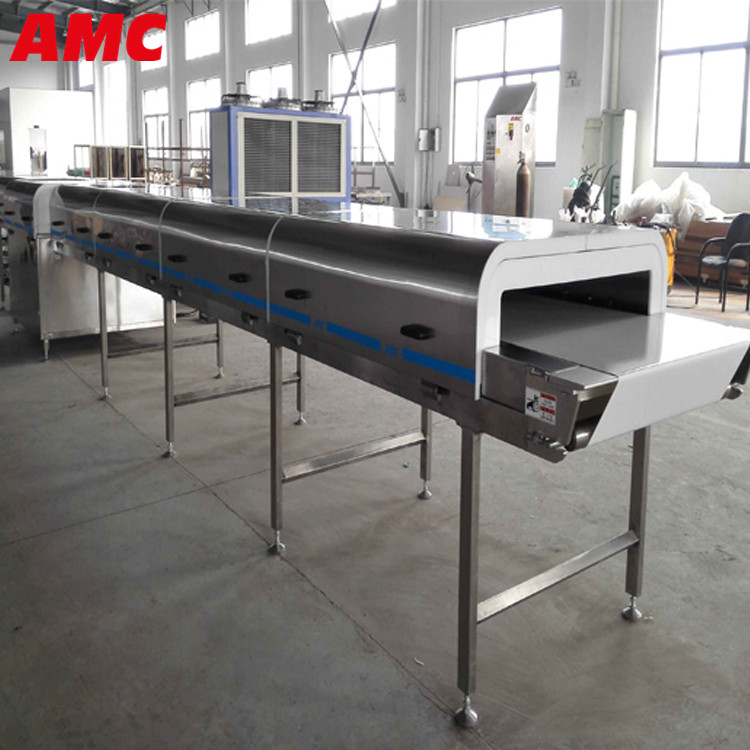 Newest Process China Chocolate Donut Cooling Tunnel Machine,China snack food cooling tunnel manufacturer