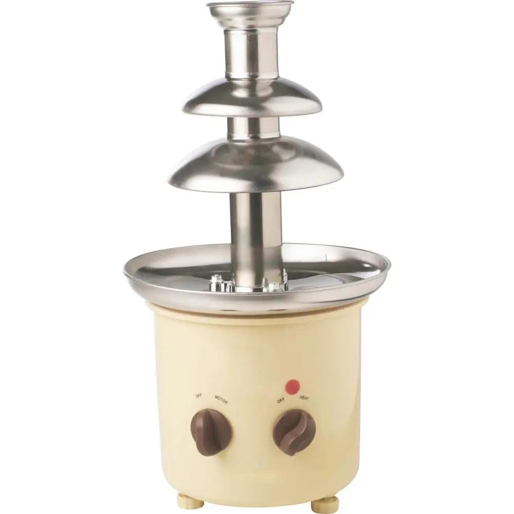 NEW Small Commercial Desktop 3-layer Manual Chocolate Fountain Machine, Restaurant Cafeteria, Factory Price