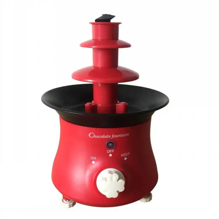 Electric Chocolate Fondue Fountain Machine Chocolate Fountain 3 Tier Hot Chocolate Melt Dipping Machine Warmer