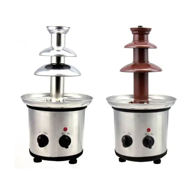 3 niveaux en acier inoxydable Fountain Machine de chocolat Hot Dispensateur multifonctionnel