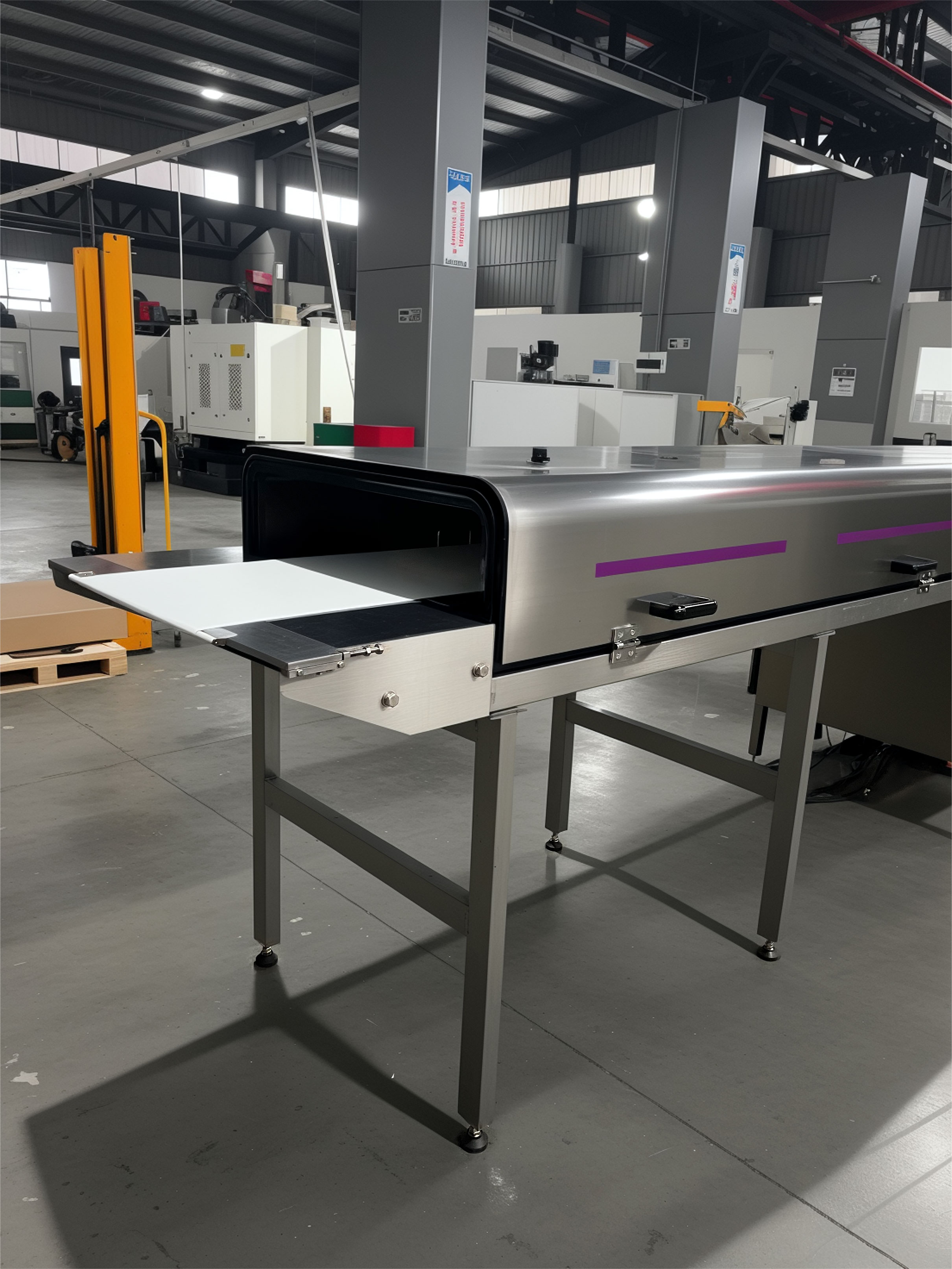 Custom Design Stainless Steel Chocolate Cooling Tunnel for Food Equipment Factory