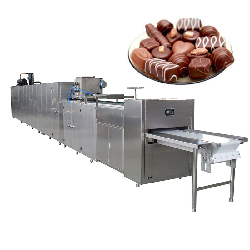 Fully Automatic Chocolate Molding Machine with Cooling Tunnel Chocolate Depositing Line