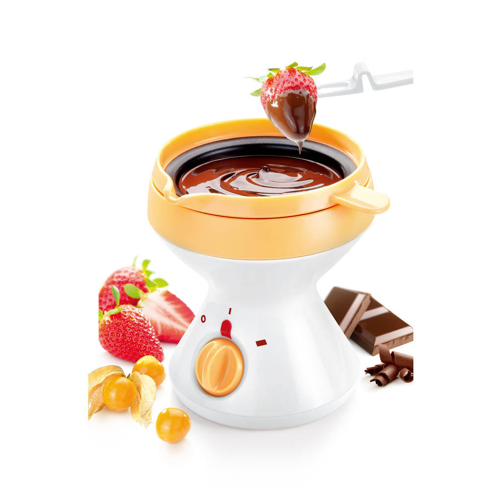 Chocolate Fondue Set Party Portable Electric Melting Pot Automatic Wax Warmer Cheese Butter Milk Candy Warmer