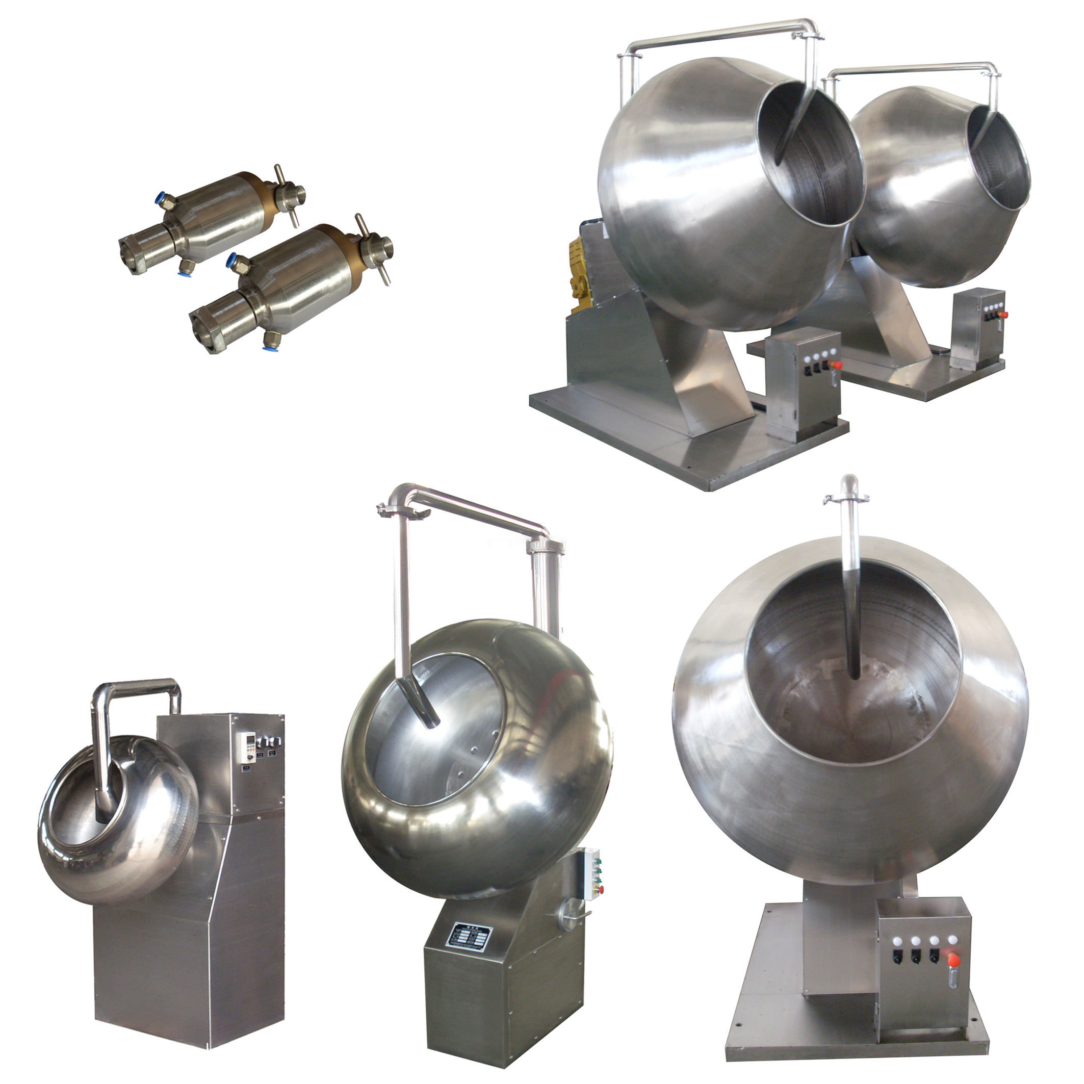 Máquina pulidora automática de chocolate de acero inoxidable de China