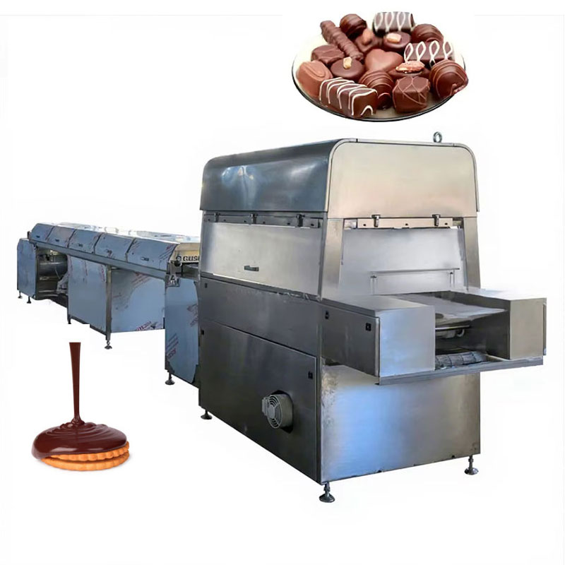 China Full Automatic Wafer Chocolate Enrober Machine Factory