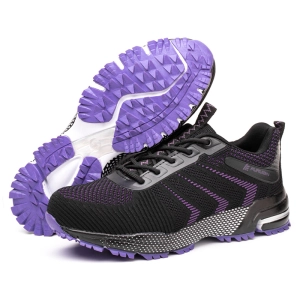763 Suola antiscivolo in morbida gomma antiperforazione moda sport scarpa antinfortunistica sneaker puntale in acciaio