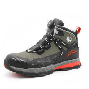 TM122高品質の複合つま先のパンク防止ハイキング防水安全靴