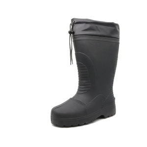 JW-306B أسود مضاد للانزلاق مقاوم للماء خفيف الوزن مركب إصبع القدم EVA أحذية مطر السلامة