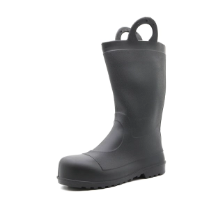 110防油防滑钢头防穿刺防水pvc安全雨鞋带把手