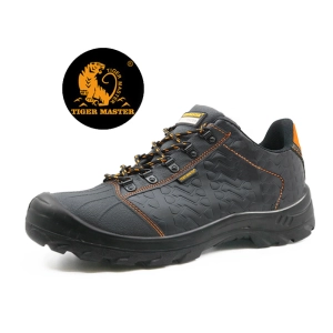 TM029L Chaussures de sécurité anti-crevaison à bout en acier résistant à l'eau et à l'huile Tiger Master certifiées CE