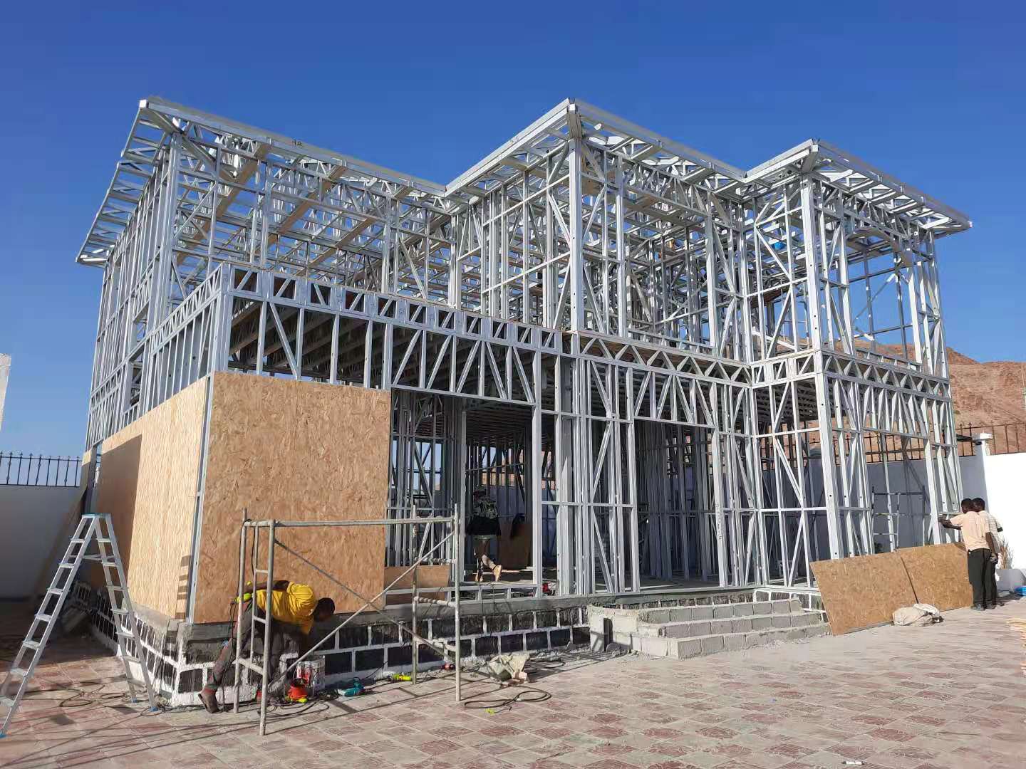 Ang prefab light steel villa ng Timor premier