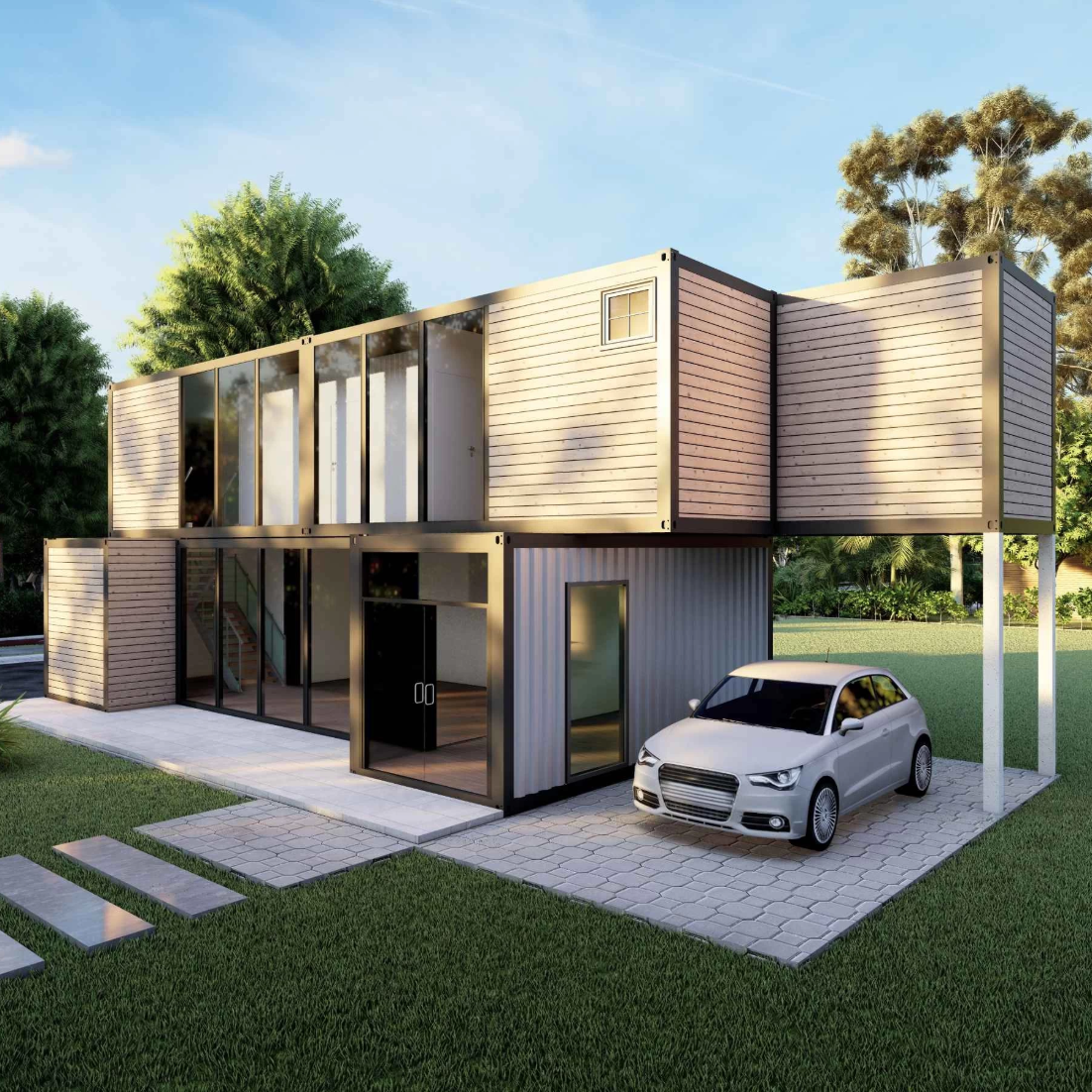 Fornecedores de construção de contêineres China, cabanas de segurança à venda