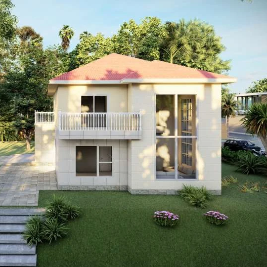 Bâtiments en acier pré-ingéré de luxe de haute qualité Maison de Chine