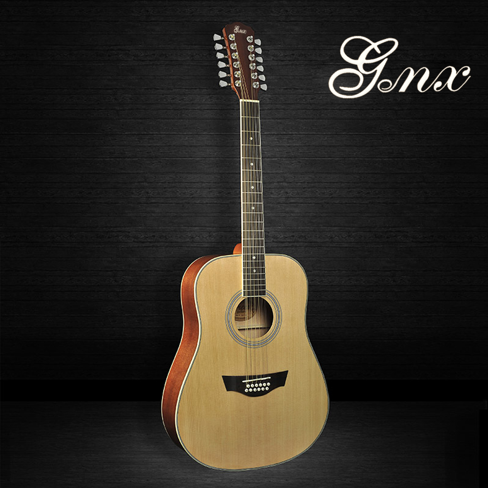 吉他中心401SB Deluxed鲍鱼All Solid Handcrafted EQ Dreadnought Acoustic Guitar