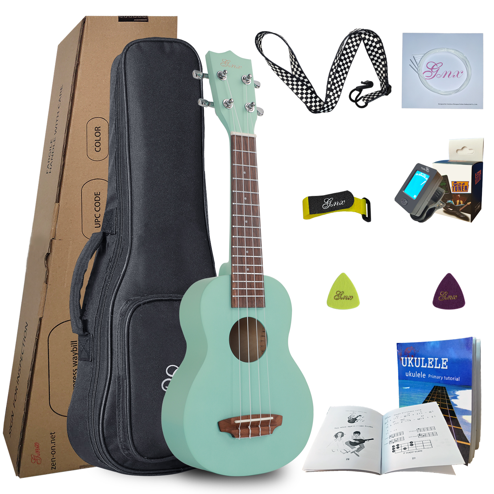 blue ukulele