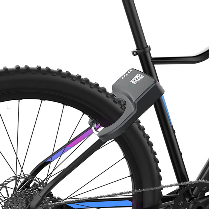 Omni Blocco per condivisione e-bike per bicicletta dockless modalità C con sistema di localizzazione GPS QR
