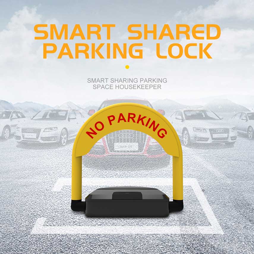 Omni parking lock for personal and shared parking lot