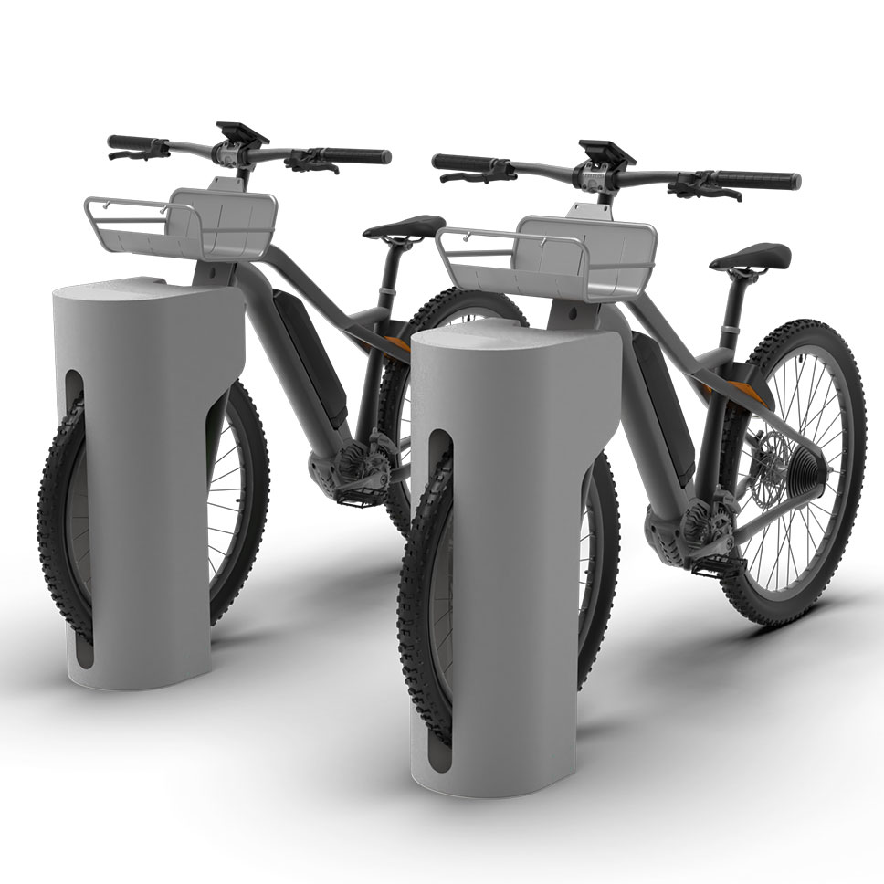 Wireless Bike Charging Station with Anti-theft Function