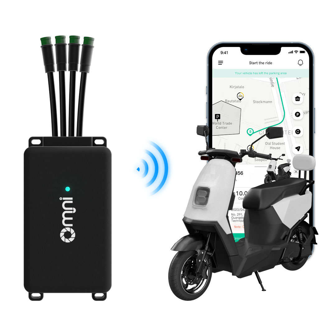 IoT GPS Tracker for E-mopeds Retail and Fleet Management