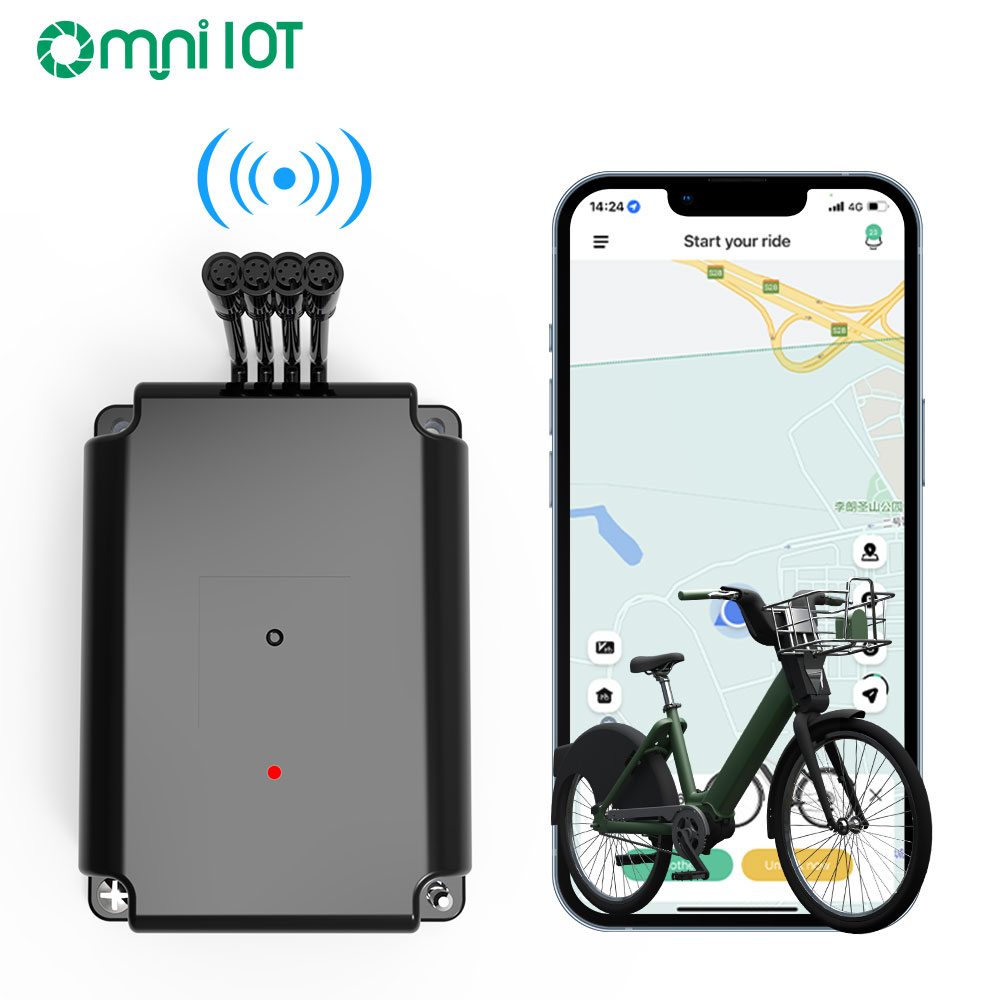 IoT Device with Live GPS Tracking for Rental Bikes Fleet