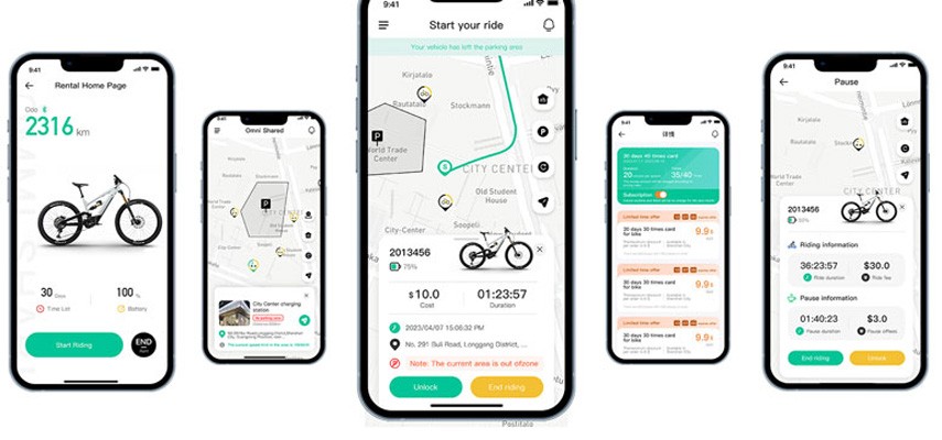 bicycle rental app