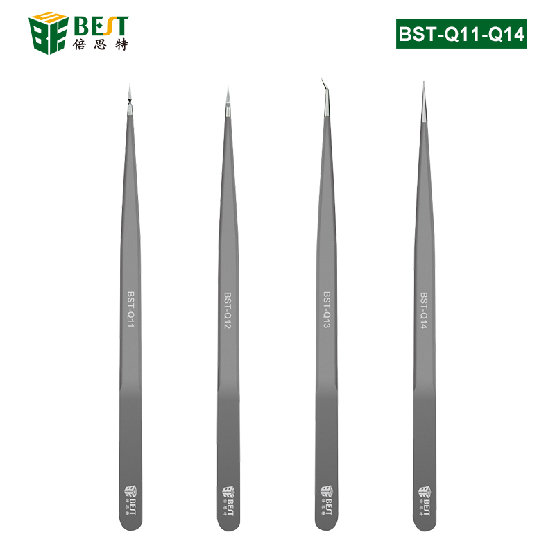 China Tools Factory Repair Tools Manufacturer Non-Magnetic Tweezers Precision Maintenance Tweezers