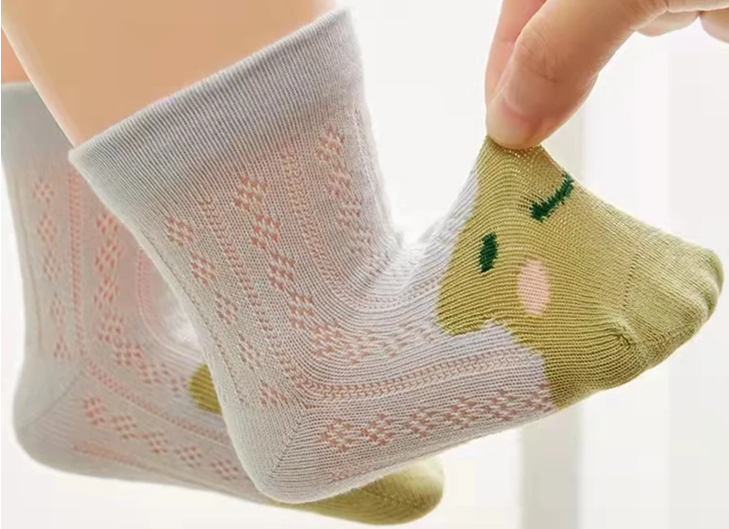 China supplier organic cotton baby socks