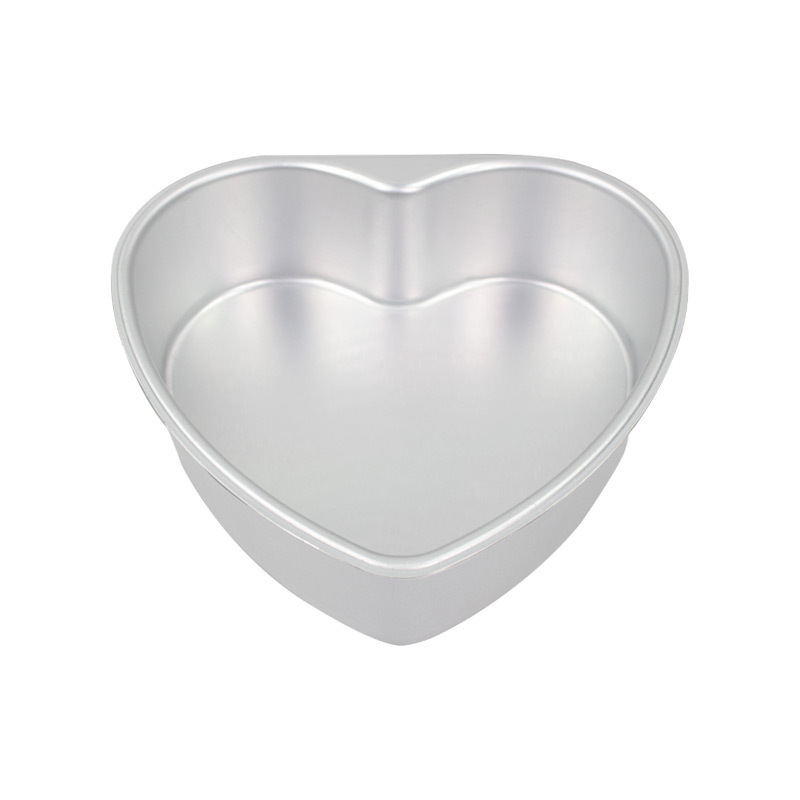 Moule à gâteau en forme de coeur de 8 pouces avec fond amovible