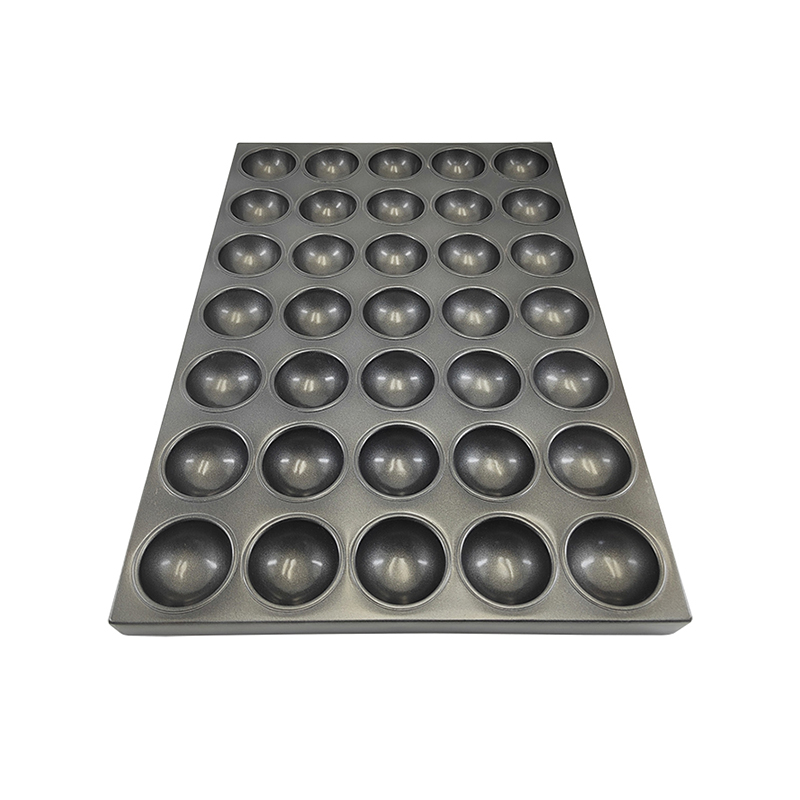 Plaque de cuisson à muffins sphère de 35 boîtes