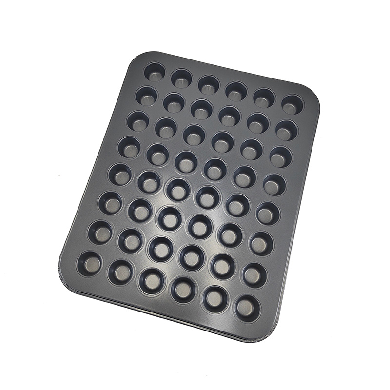 Stack-able 48 Molds Mini Round Muffin Cupcake Baking Tray Pan