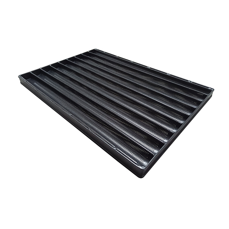 Teglia da forno per pane francese a 9 scanalature