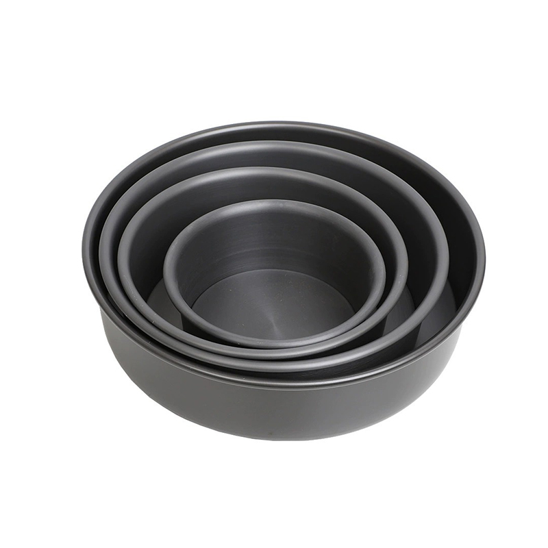 Durcissement des casseroles à gâteau rond en aluminium antiadhésif