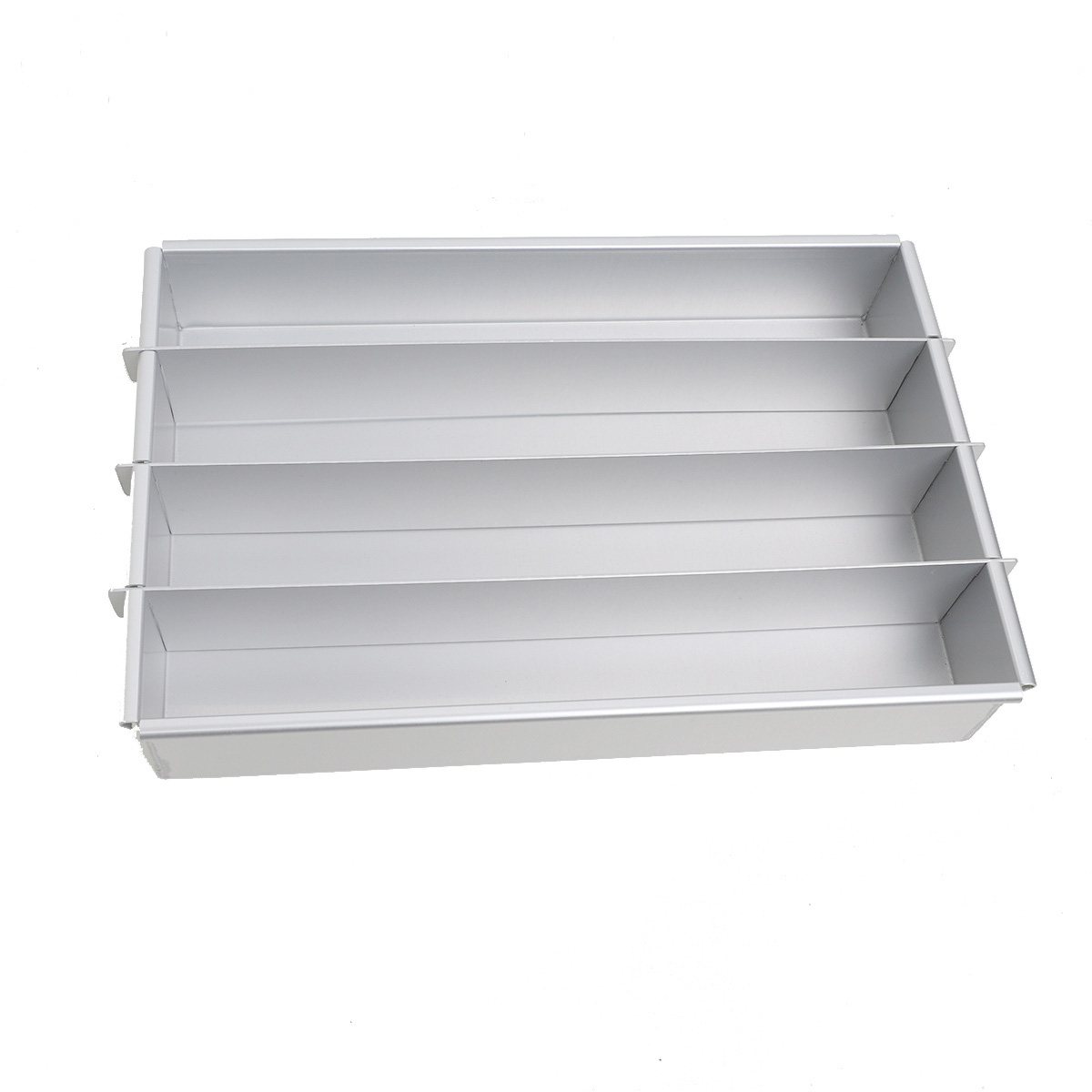 Aluminum Rectangle Cake Baking Pan with Separators