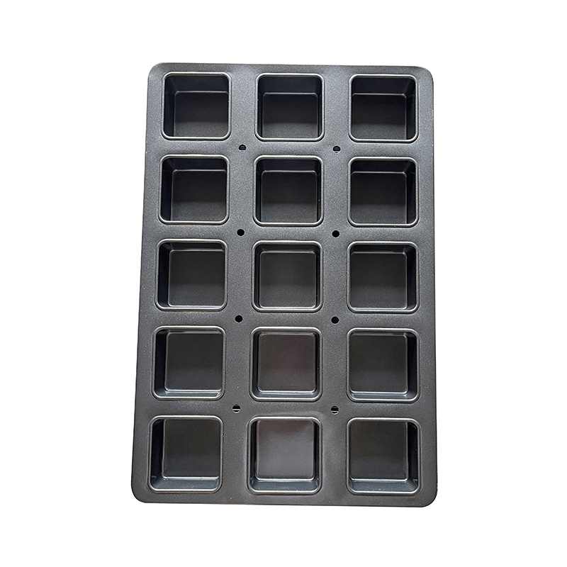 Assadeira Quadrada para Muffin Cupcake com 15 Moldes