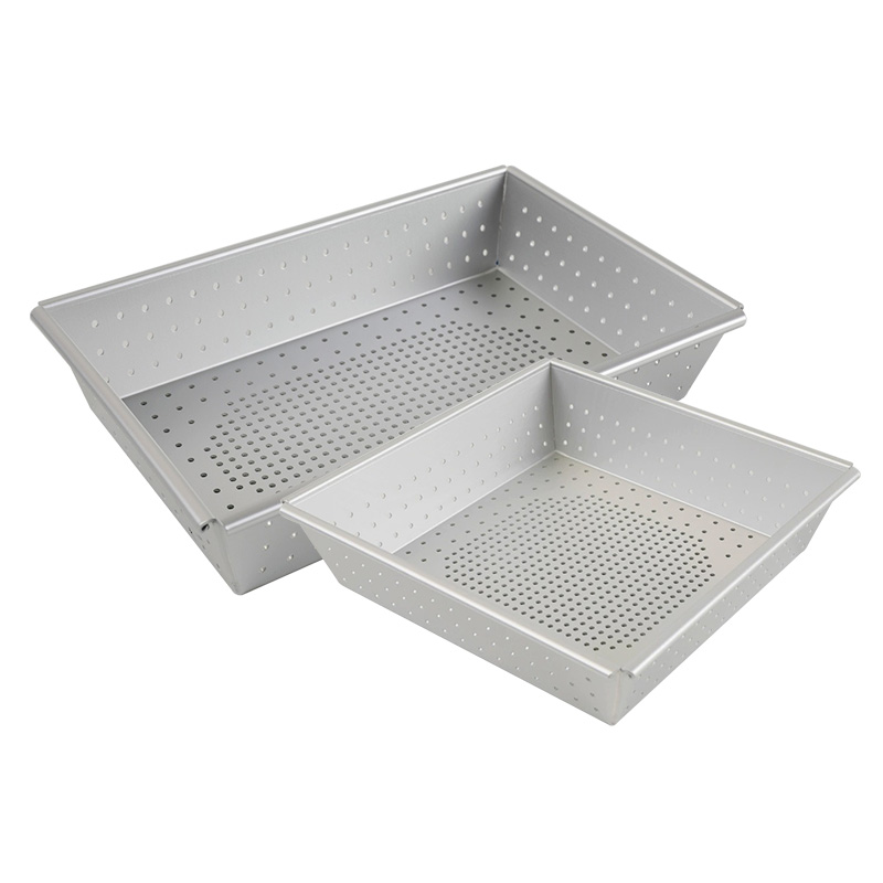 Bandeja para hornear de aluminio perforada Detroit Pizza Pan