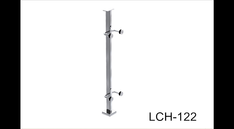 1,1 Meter Höhe Edelstahl Glasgeländer Spinne post LCH-122 der Glas-Geländer-system