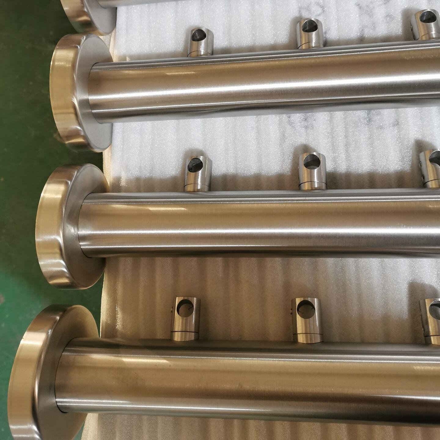 Junta de barandilla de balcón / escalera de acero inoxidable con soporte de barra transversal de 12 mm