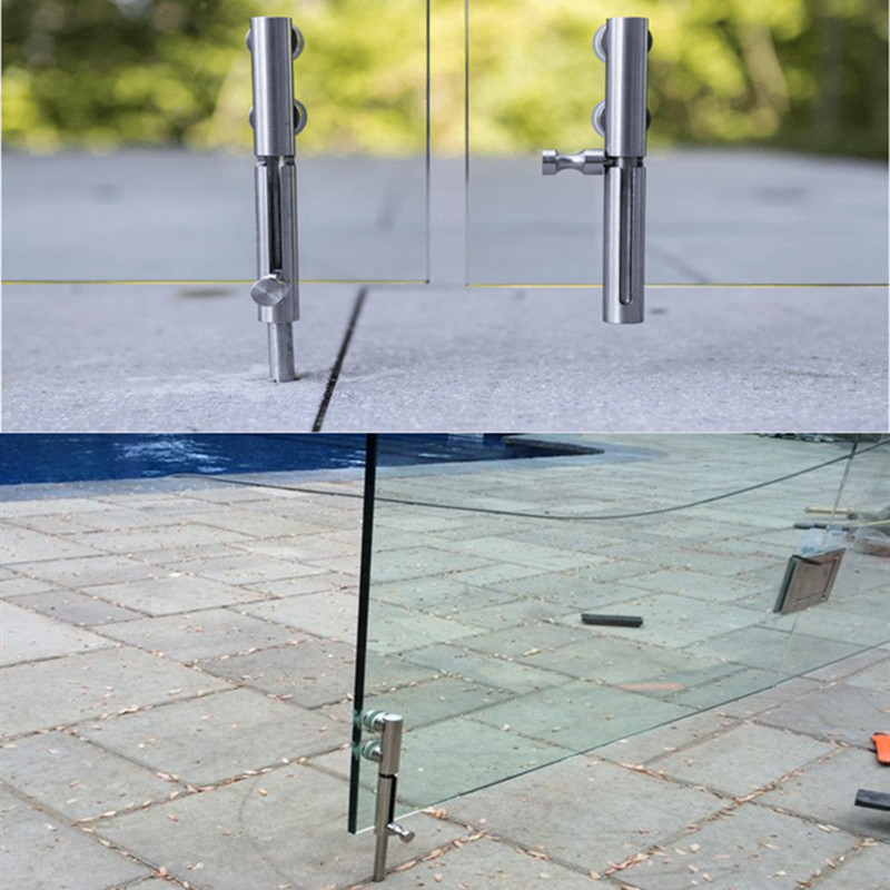 316 stainless steel Swimming pool fence glass door stopper