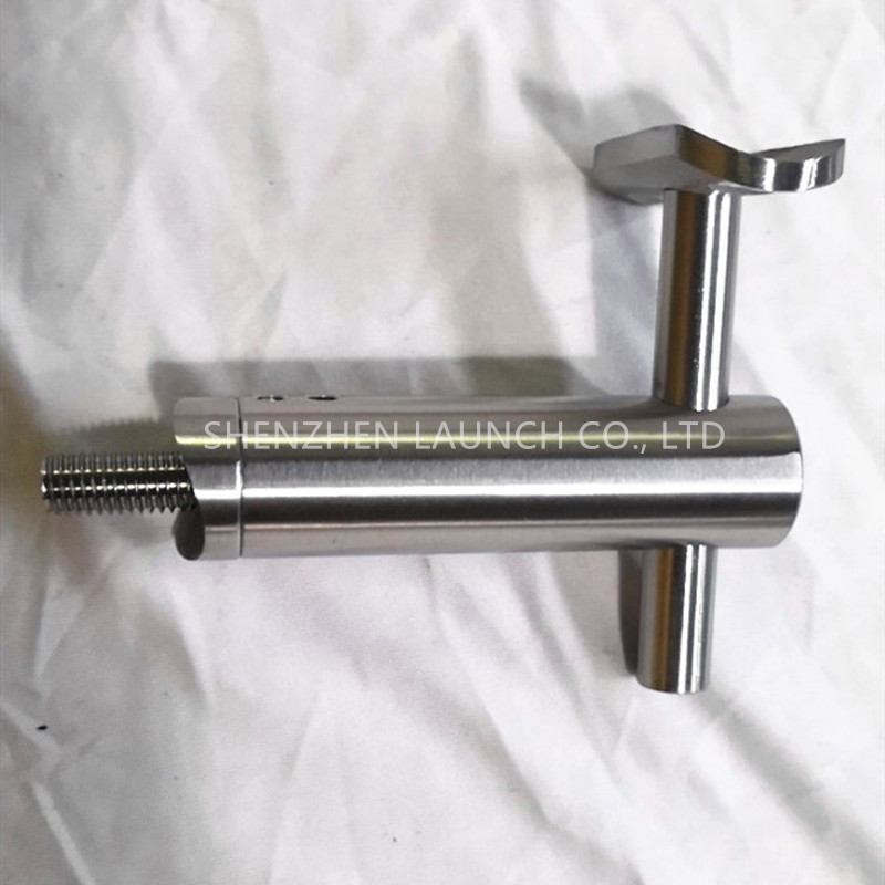 316 stainless steel round post mount handrail bracket