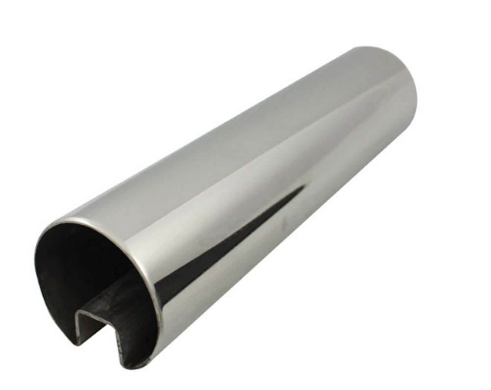 316L stainless steel 42.4mm round slot handrail tube