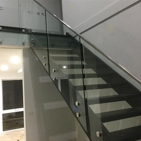 5.8 meter per length stainless steel tube balustrades mini round top rails, slot handrail